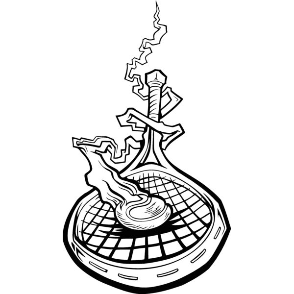 tennis08v4bw Thumbnail