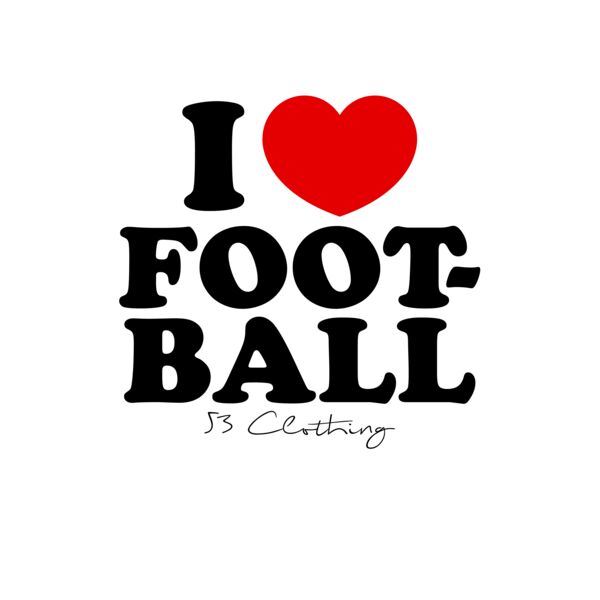 i heart football Thumbnail