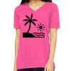 Missy's Relaxed Jersey Short-Sleeve V-Neck T-Shirt Thumbnail