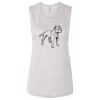 Ladies' Bella Flowy Scoop Muscle Tank Thumbnail