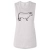 Ladies' Bella Flowy Scoop Muscle Tank Thumbnail