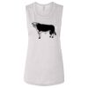 Ladies' Bella Flowy Scoop Muscle Tank Thumbnail