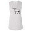 Ladies' Bella Flowy Scoop Muscle Tank Thumbnail