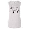 Ladies' Bella Flowy Scoop Muscle Tank Thumbnail