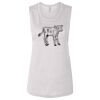 Ladies' Bella Flowy Scoop Muscle Tank Thumbnail