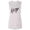 Ladies' Bella Flowy Scoop Muscle Tank Thumbnail