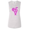 Ladies' Bella Flowy Scoop Muscle Tank Thumbnail
