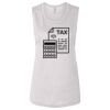 Ladies' Bella Flowy Scoop Muscle Tank Thumbnail